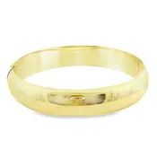 14 Karat Gold Filled Bangle Bracelet - 12mm