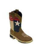 ACERO WORK BOOTS Crazy Cappuccino Whit Flag Top Bicolor Sole