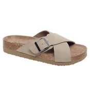 Big Buckle Crossover Sandal