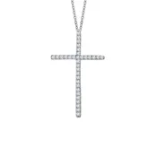 0.33 ct tw Cross Necklace — Cronier's Fine Jewelry