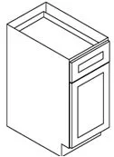 1 Door 1 Drawer Base Cabinet-AA-B09