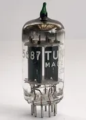 5687 Tung-Sol (Selected for Phono Use). The Original, Developed & Patented by Tung-Sol