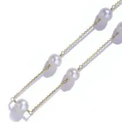 14k Cultured Freshwater Pearl By The Yard Necklace