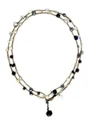 24/7 Necklace - B & W