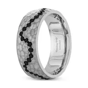 14K Gray Gold Wedding Band - PN00007