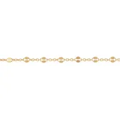3.4mm Dapped to 1.6mm Cable Link Gold Filled - "Kayla"
