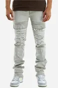 Panelled-Stacked Jeans - Stacked Skinny Fit