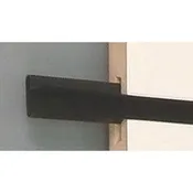 Color snap slatwall insert 96″ long 16 inserts/set-Black