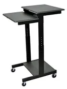 C PS3945 24" W. Standing Height Adjustable Mobile Computer Desk Workstation