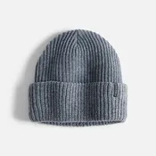 Autumn Ribbed Knit Beanie Blue — Paliskates
