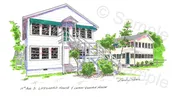 17th Ave. Lifeguard and Lemon Quench House Print