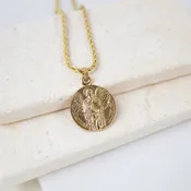 Archangel Raphael Guardian Angel Necklace