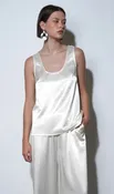 Ariana Satin Sleeveless Top