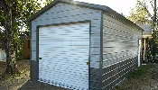 12×26 Vertical Roof Garage