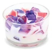 2-Wick Color Bowl Candle - LAVENDER BLUEBERRY