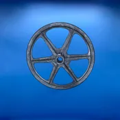 10″ Flat Plate Gear Pulley