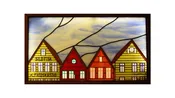 Bryggen Stained Glass Window — Mountain Edge Refined Glass