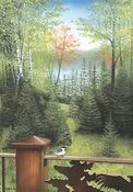 "A View at Lone Pine Lake"
