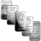1 oz .999 Fine Silver Bar - Secondary Market - Random Design (Our Choice)