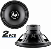 2 x Audiopipe TS-PP2-15 15" Subwoofer 1500W Max 500W RMS 4 Ohm Car Audio