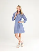 Arden Blue Gingham Dress