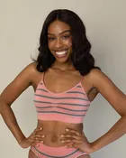 Coobie Comfort Striped Scoopneck Bra 9095