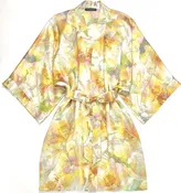Classic silk short kimono robe — Glamour House Intimate Apparel