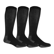Dr. Scholl's Men's Advanced Relief Blister Guard® Over the Calf Socks 3-Pack, Non-binding, Cushioned Comfort