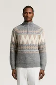 Alpaca, wool and cotton sweater