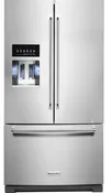 26.8 Cu. Ft. Standard-Depth French Door Refrigerator with Exterior Ice and Water Dispenser | Appliances 4 Less