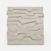 Abel Wall Art Light Grey Stone