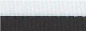 1 1/2″ Black/White Neck Ribbon with Snap Clip