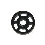2" OD x 1/2" Wide Straight Flex Wheel (1/2" Hex, 30A)