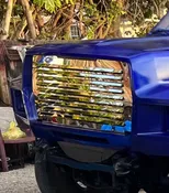 1994 Ford F700 Louvered Stainless Steel Grille