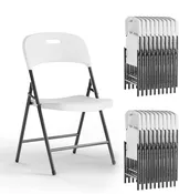 Heavy Duty Foldable Chair Portable Folding Chairs Comfortable Seat