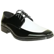 Black and White Bravo Tuxedo Shoe
