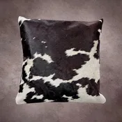 Black and White  Cowhide Pillow Cover---PL094
