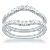 14K WHITE GOLD DIAMOND JACKET W902102
