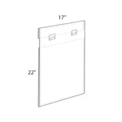 17"W x 22"H Wall Mounted Poster Frame. Mounting Hardware Included.