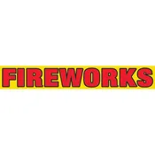 3′ x 20′ “FIREWORKS” Vinyl Banner