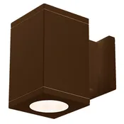 W.A.C. Lighting LED Wall Sconce in Bronze from the Cube Arch collection - DC-WS0517-S927S-BZ
