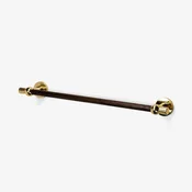 Addison Wood Towel Bar - Unlacquered Brass