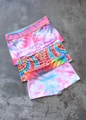 RCYCLD Fold Over Tie Dye Micro Short
