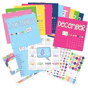2026 Mini Monthly Desktop Calendars | Stickers Included by Denise Albright