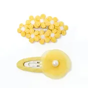 2pc Hair Clip Set – Tulle Bloom Petals