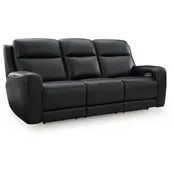 5Z-Comfort - Relaxation - Onyx - Power Recline Sofa With Adjustable Headrest