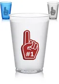 12 oz. Flex Frosted Plastic Stadium Cups