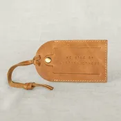 Leather Luggage Tag – Premium Full-Grain Leather