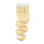 5×5 613 Blonde Body Wave Lace Closure