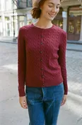 Amalie Cable Knit Cardigan